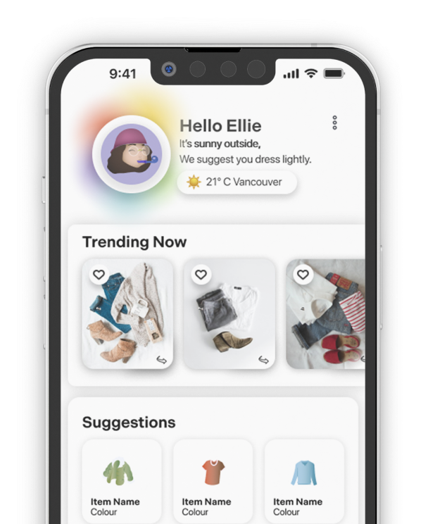 Colourfit colour suggestions preview